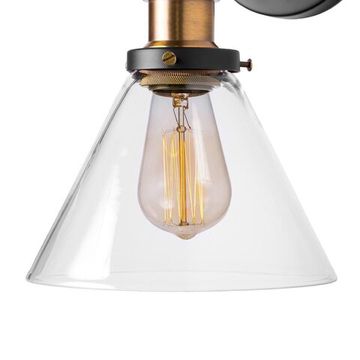 Бра 1*Е27 LOFT1123W чёрный/латунь Factory Filament LOFT IT