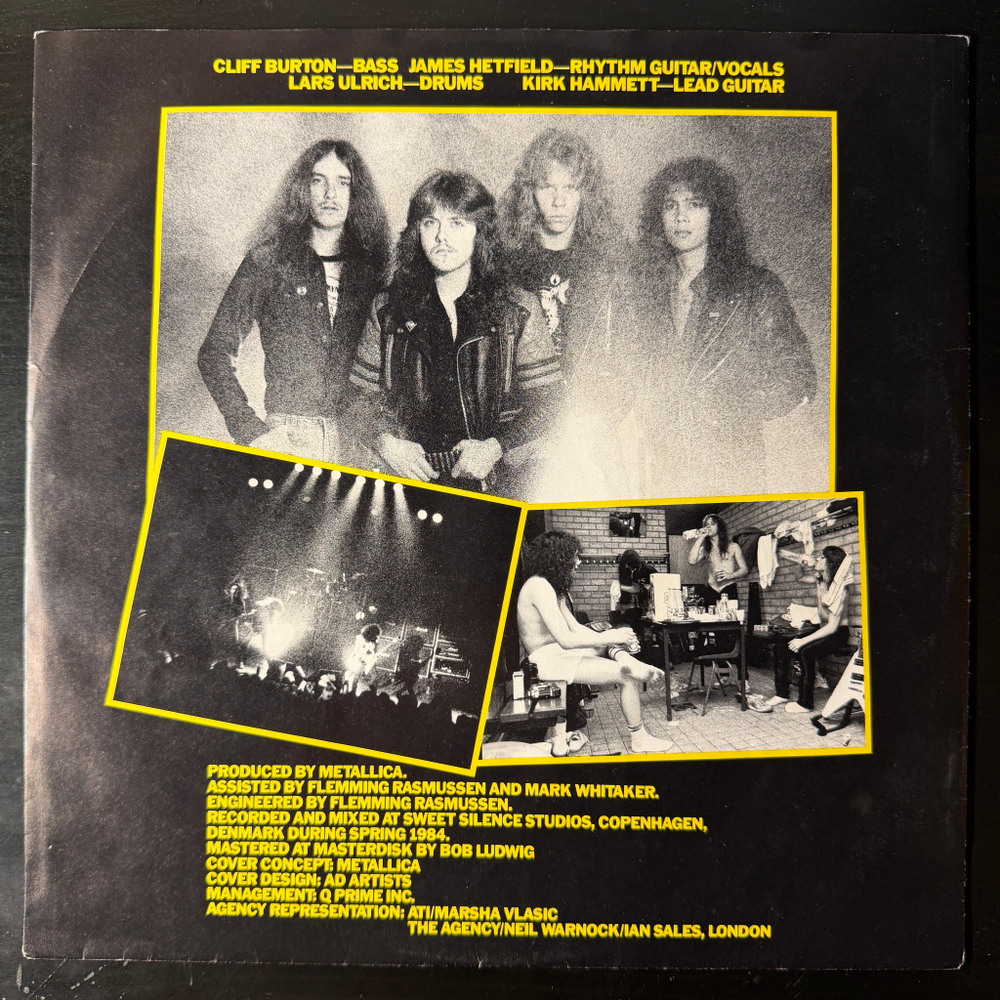 Metallica – Ride The Lightning (Европа 1989г.) Т