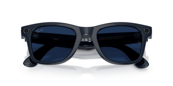 Умные очки Ray-Ban Meta Wayfarer Gen 2 (RW4012) Shiny Cosmic Blue/Clear/Sapphire Transitions S50 T150