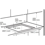 Газовая варочная панель Electrolux KGG75362K черная