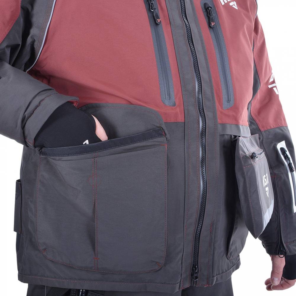 Костюм-поплавок мужской зимний "Rescuer VI prosport"-40, hardguard, махагон, ХСН