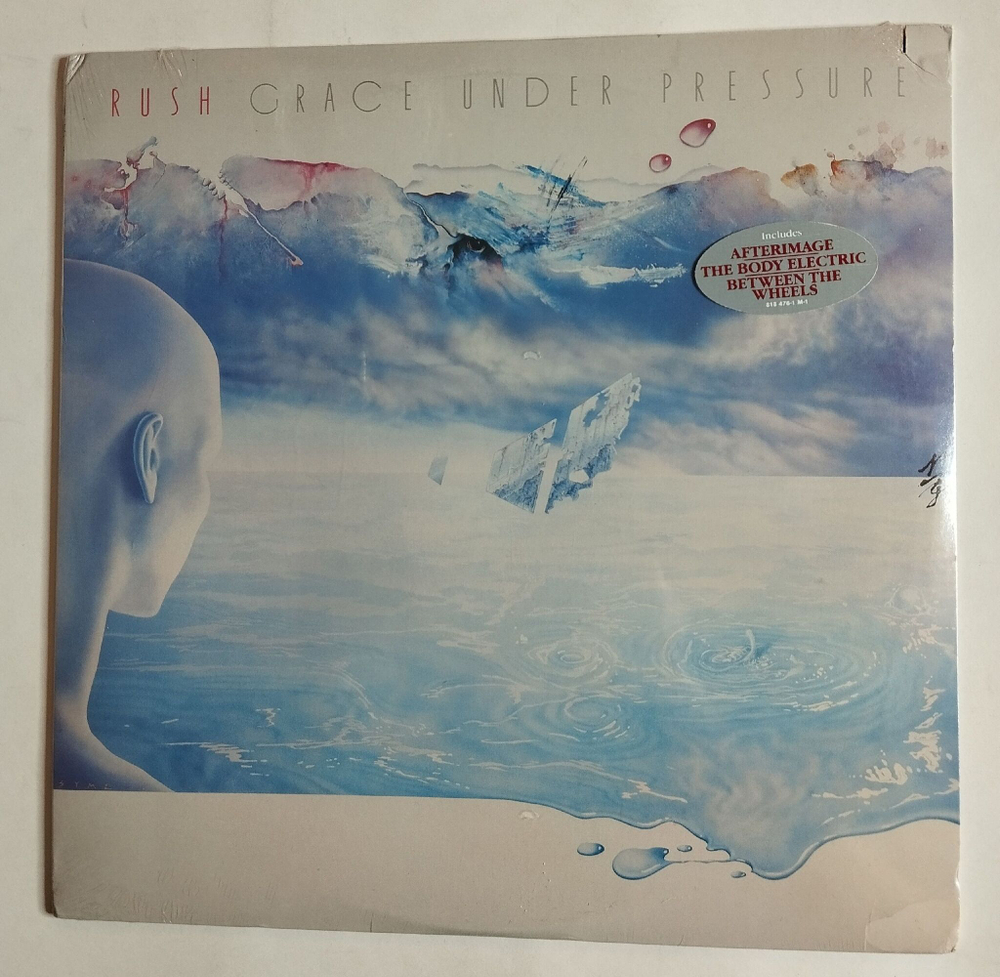 Винтажная виниловая пластинка LP Rush Grace Under Pressure (USA 1984) (Sealed)