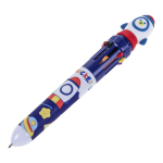 Ручка шариковая многоцветная "Космос", 10цв., 4 вида микс