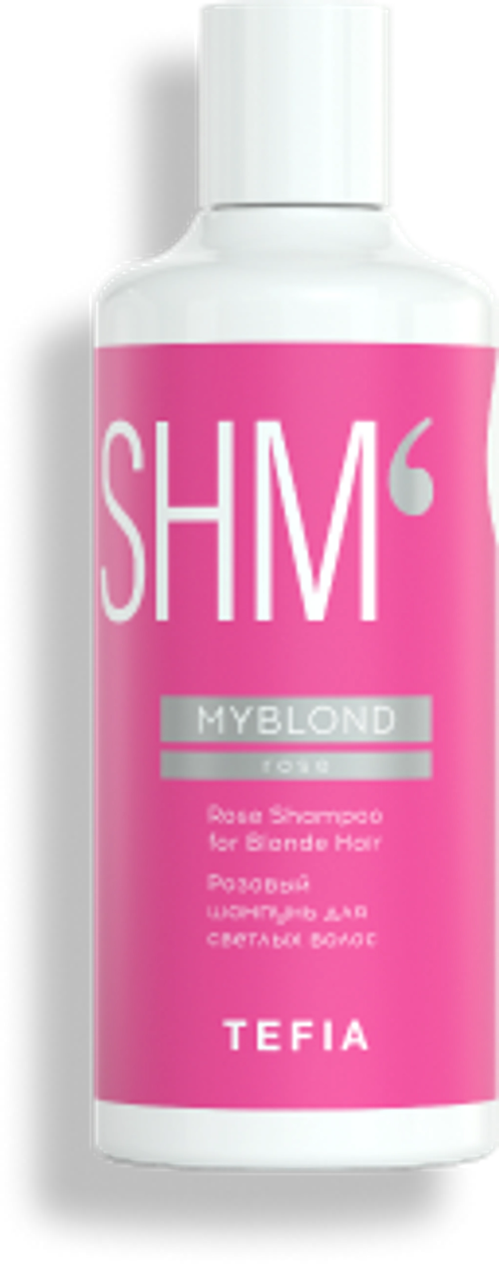 Розовый шампунь для светлых волос Myblond Tefia Rose Shampoo for Blonde Hair, 250 мл
