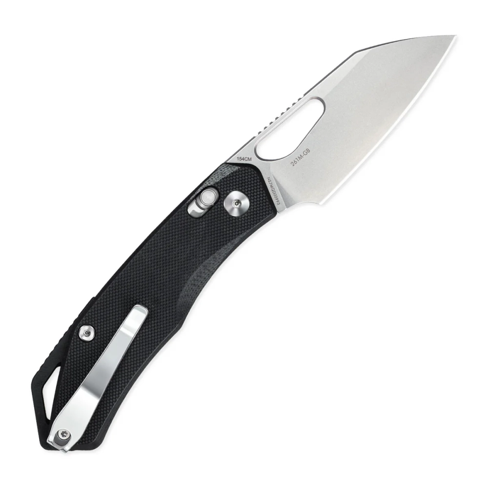 Нож складной SRM 261M-GB Cub Beadblast (154CM, Black G10)