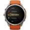 Умные часы Garmin Fenix 9 Pro inReach 47 мм AMOLED inReach Titanium Autumn Orange / Spark Orange (010-04336-01)