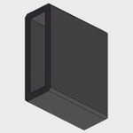 Заглушка для трека Italline IT010 IT010-4014 black