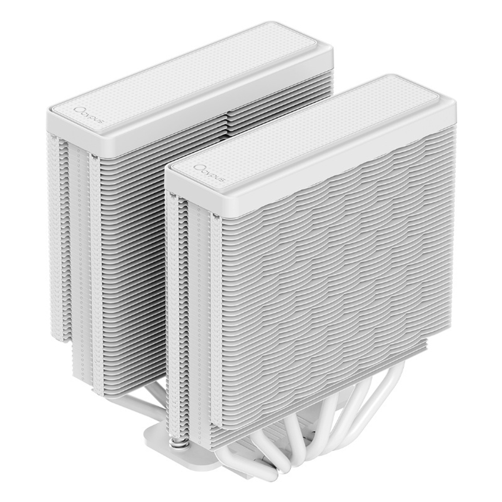 Кулер для процессора Ocypus Delta A62 WH ARGB, 2x120mm ARGB FAN, 6 PIPES, 4-PIN PWM, 500-2000 RPM, 29DBA