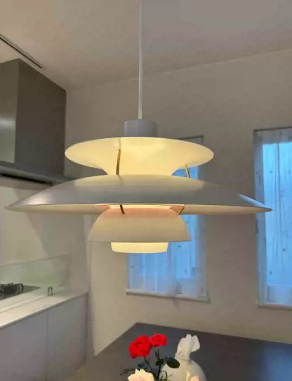 Pendant design lamp PH 5 by Louis Poulsen (White)