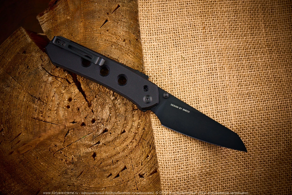 Нож Civivi Vision FG C22036-1 сталь Nitro-V Black рукоять Black G10 Handle