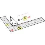 Элемент пирамидальный 3x3x5 см для конструктора 5"
