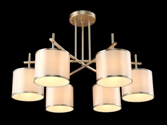 Потолочная люстра Sergio SERGIO PL6 GOLD Crystal Lux
