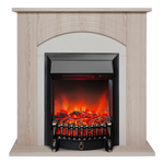 Каминокомплект Real Flame Hanna LO с очагом Fobos Lux Black RC