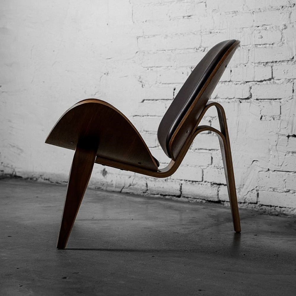 Стул Roomers Furniture Шелл bls-01/a535walnut