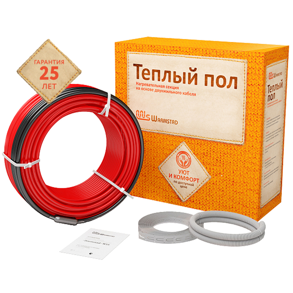 Кабель нагревательный WARMSTAD WSS 95,0 м/1360Вт