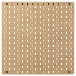 IKEA SKÅDIS  (ИКЕА СКОДИС)  -  Перфорированная панель - дерево 56x56 см