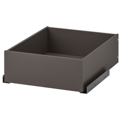 IKEA KOMPLEMENT  (ИКЕА КОМПЛЕМЕНТ)  -  Ящик - тёмно-серый 50x58 см
