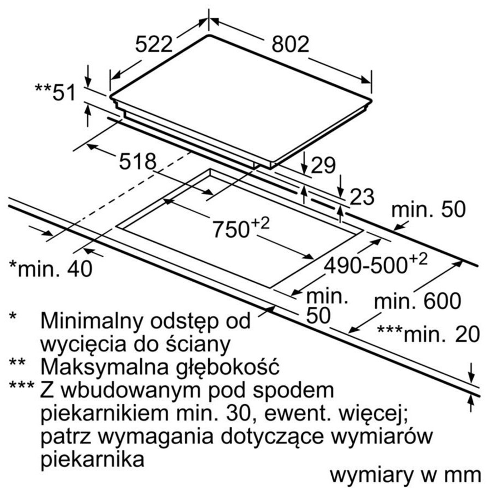 Встраиваемая электрическая варочная панель Bosch PVW851FB5E
