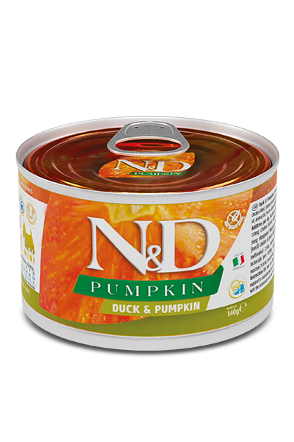 Фармина  N&D Dog Pumpkin Консервы с уткой Adult mini, 140г