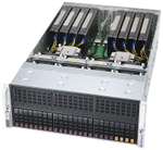 Сервер Supermicro A+ Server 4124GS-TNR без процессора/без ОЗУ/без накопителей/количество отсеков 2.5 hot swap: 24/4 x 500 Вт
