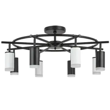 Люстра потолочная 8*GU10 LR7183743640 черный/белый Rullo Lightstar