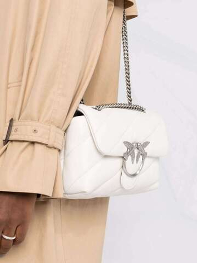 MINI LOVE BAG PUFF MAXI QUILT – white silver