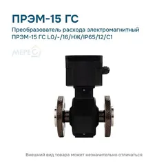 Преобразователь расхода электромагнитный ПРЭМ-15 ГС L0/-/16/НЖ/IP65/12/C1