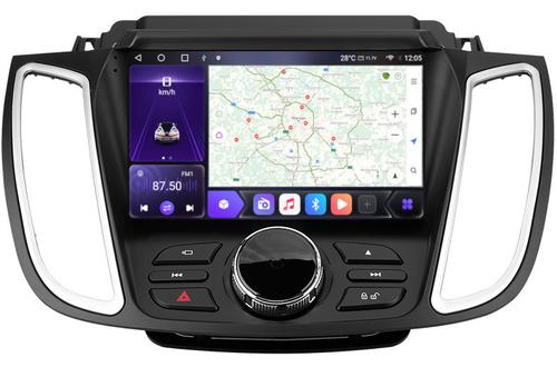 Магнитола для Ford Kuga 2 2017-2019 (SYNC 3) - Kuberg SF-9203-2 (рамка 9") QLed+2K, Android 12, Быстрая, CarPlay, 4G SIM-слот
