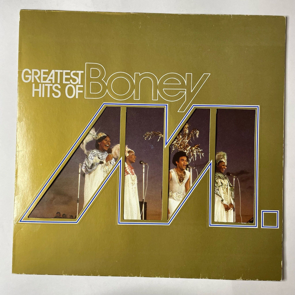 Винтажная виниловая пластинка LP Greatest Hits Of Boney M (Germany 1980) Rivers Of Babylon