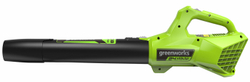 Аккумуляторная воздуходувка Greenworks G24AB, 24В без АКБ и ЗУ (2404807)