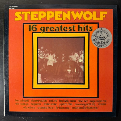 Steppenwolf ‎– 16 Greatest Hits (США 1981г.)