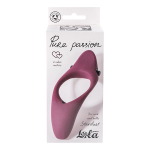 Эрекционное виброкольцо Lola Games Pure Passion Stardust Wine red 1304-02lola