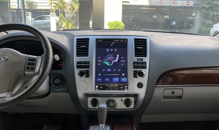 Магнитола для Infiniti QX56 JA60 2007-2010 - Kuberg DH QLed, Android 13, Быстрейшая, CarPlay, 4G SIM-слот