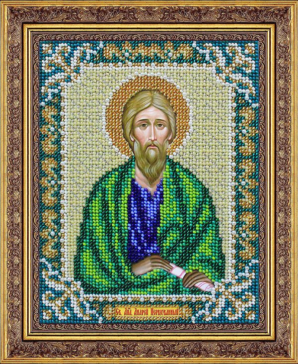 Набор для вышивания бисером Паутинка, Св. Апостол Андрей Первозванный 14х18 см