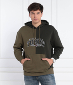 Худи TJM RLX VARSITY TWO-TONE HOODIE Tommy Jeans - хаки(DM0DM17802)