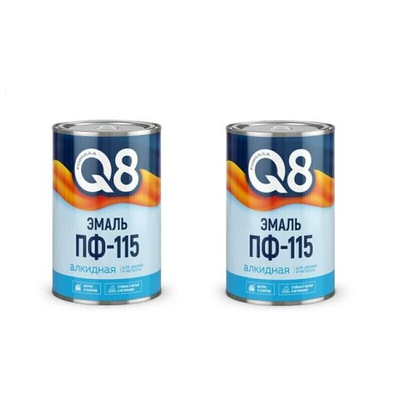 Эмаль Formula Q8 ПФ-115 светло-голубая, 0,4 кг 2шт