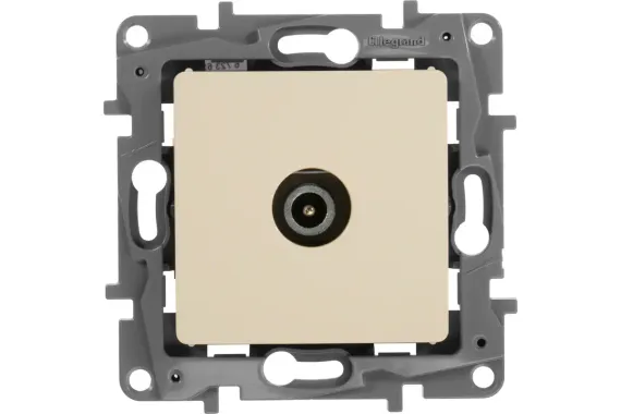 Розетка TV Legrand Etika оконечная слоновая кость 25688
