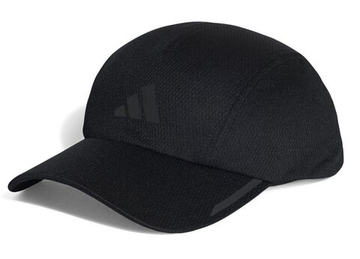 Теннисная кепка Adidas Running Mesh Cap Aeroready - черный/черный светоотражающий