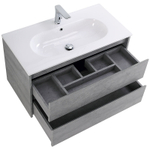 Тумба под раковину BelBagno Kraft 100 KRAFT-1000-2C-SO-CG подвесная Cemento Grigio