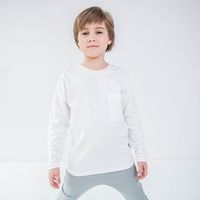 Лонгслив базовый "Молоко" подростковый