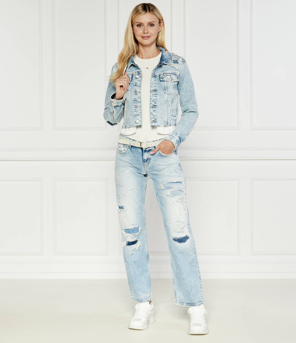 Джинсовая куртка Tommy Jeans - голубой(DW0DW18555)