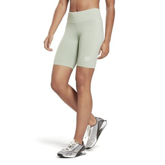 Женские Шорты теннисные Reebok Identity Logo Fitted Short W - зеленый