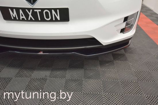 Сплиттер бампера переднего V.1 для TESLA Model X (15-...)