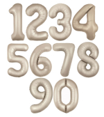 Цифры (102см) бежевые