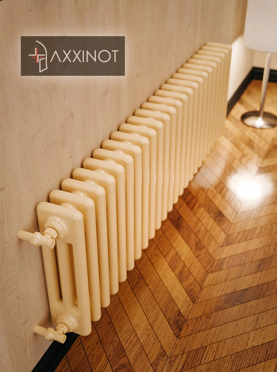 Axxinot Sentir 3037 - трехтрубный трубчатый радиатор высотой 370 мм, боковое подключение