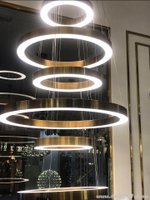 Light Ring Lamp  by  HENGE style  ( 90 CM )