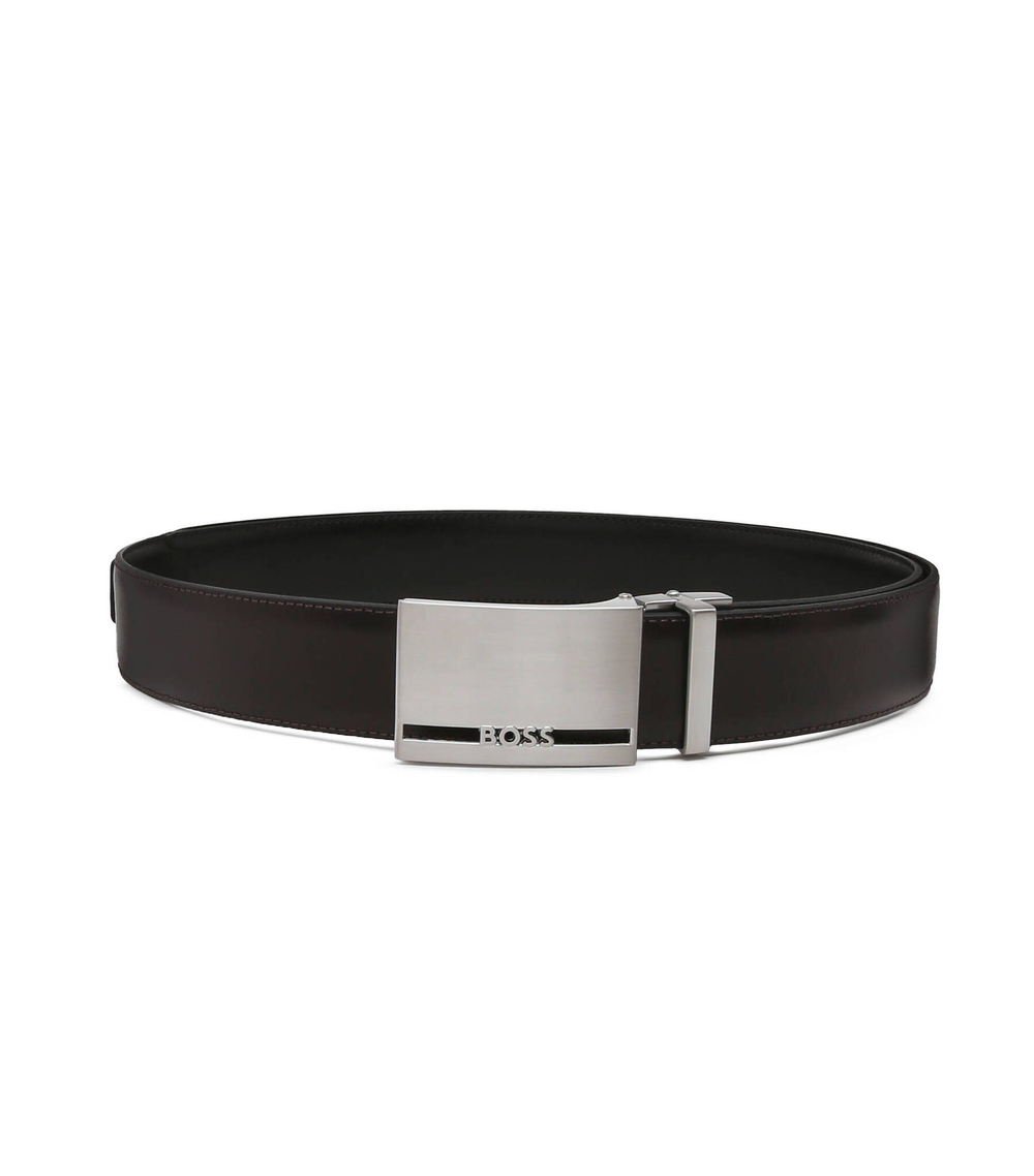 Двухсторонний кожаный ремень Galliz_Gb35_pp BOSS BLACK - черный(50481069)