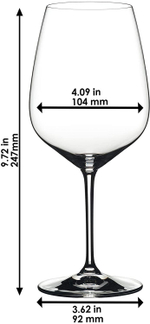 Набор из 2-х бокалов для красного вина Extreme Cabernet 800 мл Riedel