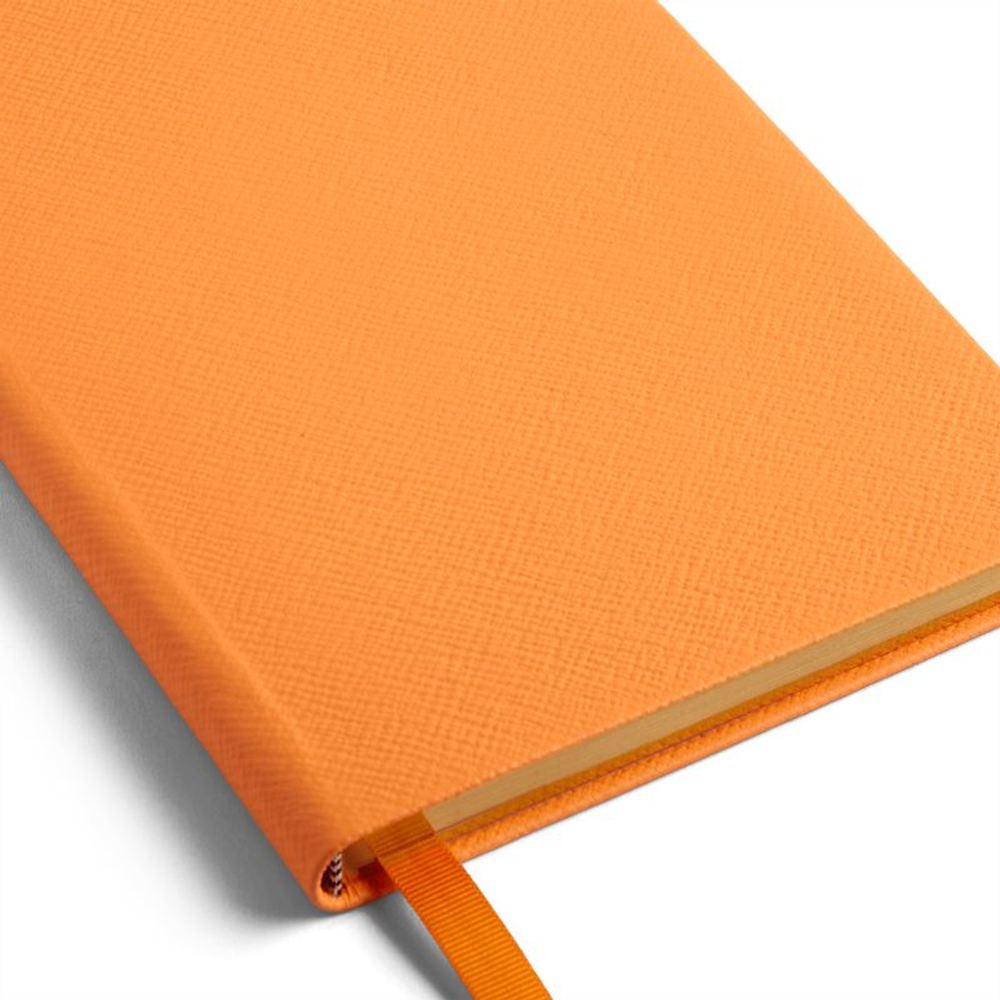 Smythson Блокнот Soho Notebook in Panama Stars Navy