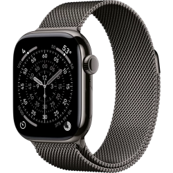 Смарт-часы Apple Watch S11 42 mm Titanium Slate case | Slate Milanese Loop